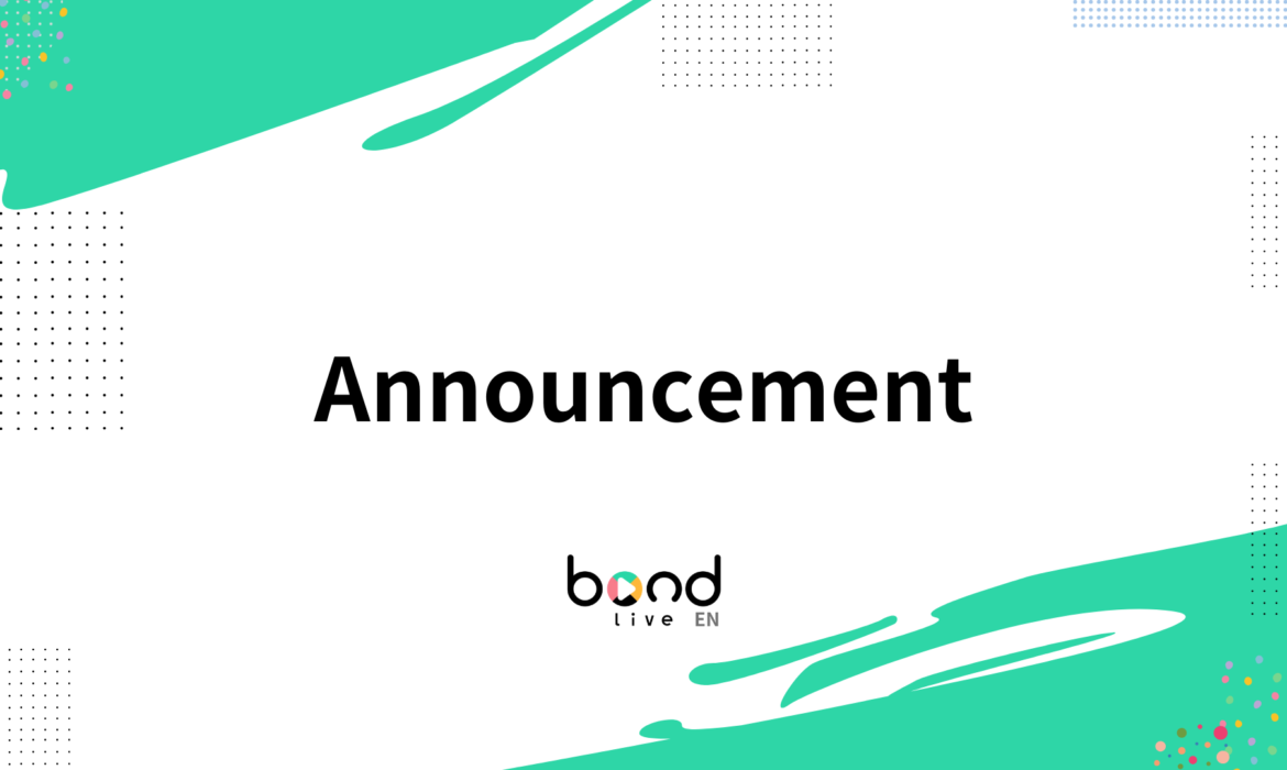 Announcement of the Dissolution of VTuber and REALITY Division