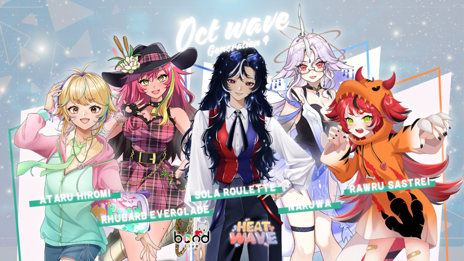 Introducing the 5 bondies. The third batch of Gen 4(Heat wave) is revealed!