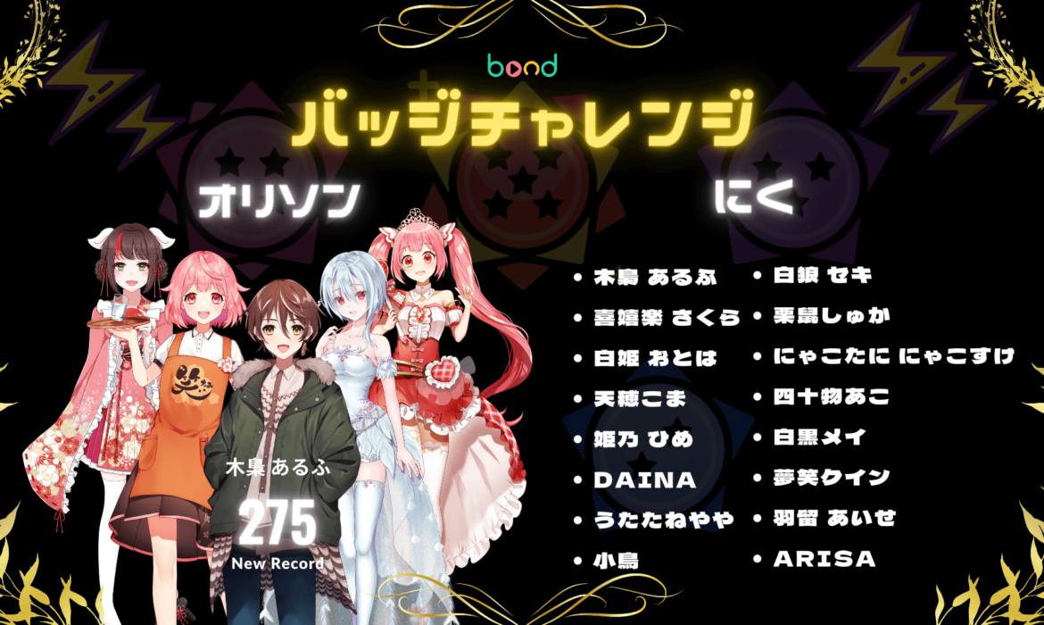 [ボンドフェス]リスナー&ライバーバッジチャレンジ