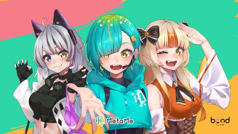 「MetaMe&reg;️」で12/21、22日開催のプレイベントにbondからVTuber3名が出演